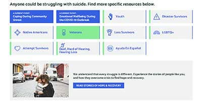 National Suicide Prevention Lifeline